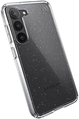 Spack Производи Президио Совршен Јасен Сјаен Случај Одговара На Samsung Galaxy S23, Јасен/Јасен Со Платина Сјај