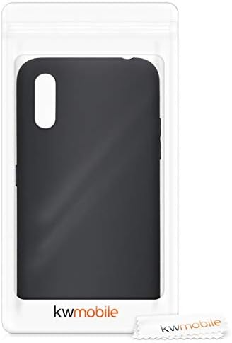 CWMobile Case компатибилен со Samsung Galaxy A01 Case - Soft Slim Protective TPU Silicone Cover - Црна мат