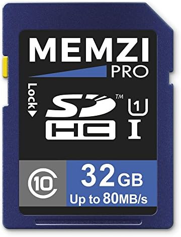 MEMZI PRO 32gb Класа 10 80MB / s Sdhc Мемориска Картичка За Fujifilm FinePix J, JV, JX Или JZ Серија Дигитални Камери