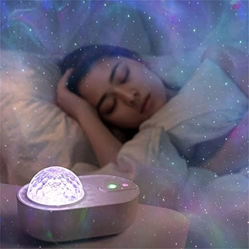 SDFGH Ѕвезденото Небо Проектор Ноќно Светло Вселенски Брод Светилка LED Проекција Светилка Bluetooth Звучник За Деца Спална Соба