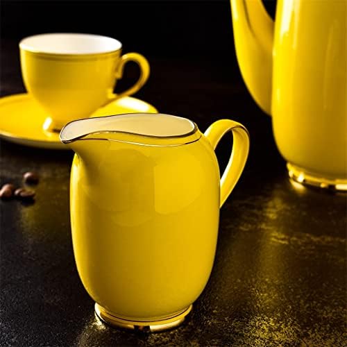 15 парчиња коска Кина Кина со рачно сликање со двојни златни линии кафе садови за садови за попладневни чајни подароци за гости
