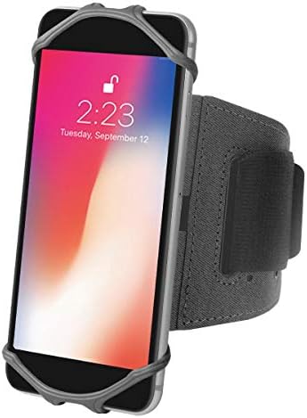 Фолч на боксерски бран компатибилен со Xiaomi Redmi A2 - ActiveStrech Sport Armband, прилагодлива амбалажа за тренингот и трчање за Xiaomi Redmi A2 - etет Црно