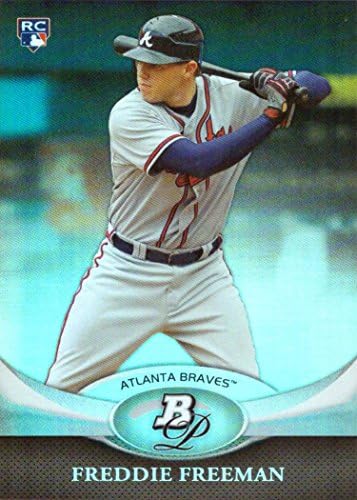 2011 Bowman Platinum Baseball 57 Freddie Freeman Rookie Card