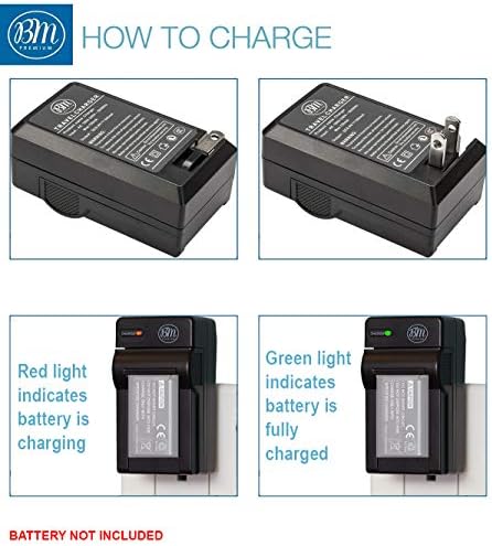 BM EN-EL19 Battery Charger for Nikon Coolpix A300, W100, W150, S3100, S3200, S3300, S3500, S3600, S3700, S4100, S4200, S4300, S5200, S5300, S6400,