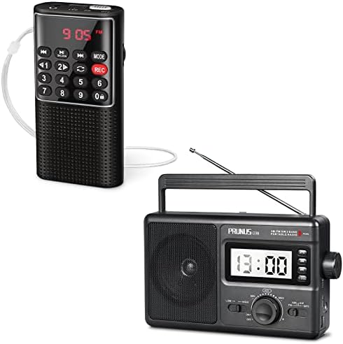 Mini Pocket FM Walkman Radio Protable Battery Radio со рекордер, Prunus J09 AM FM Protable Shortwave Radio со најдобар прием