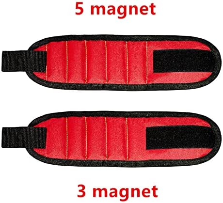 Доверба занаетчија Нова силна магнетна рачна лента за преносни алатки за завртки за завртки за нокти, завртка за вежбање, комплет