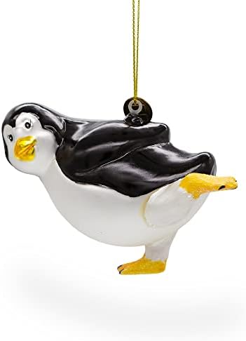 Божиќен украс за лизгање на пингвин