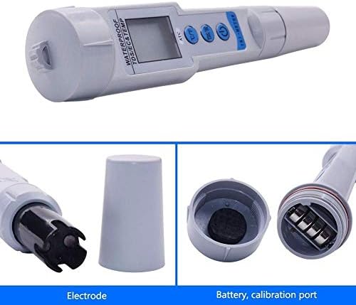Zuqiee PH мерач EC Meter Digital Water TDS Filter Automatic Calibration Tester за мерење на квалитетот на водата