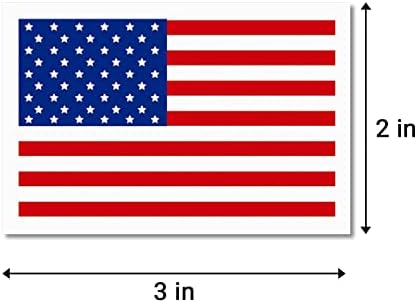 Канцелариимарт етикети Претходно Печатени Налепници За Знаме на САД / Етикети На Знамето САД, Висок Сјај &засилувач; Самолепливо за Производот