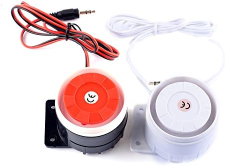 CyleWet 2PCS 12V DC Electronic Buzzer Alarm Siren Security Horn Active Sounder Burger Alarm Siren 120dB Cyt1102