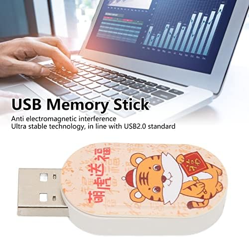 U диск, 16 GB/32 GB/64GB/128GB USB2.0 Симпатична цртана филмови Guochao Кинески стил Компјутерски автомобил USB Flash Dright Преносен меморија за палецот, за компјутер