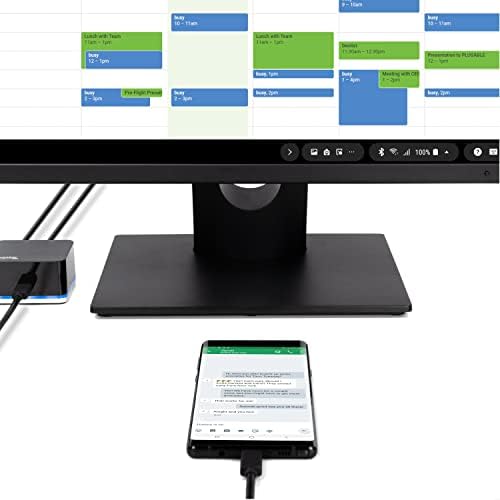 Приклучок за телефонска коцка компатибилен со Samsung Dex Dock, Dex Station, Dex Pad, Galaxy Note 9, S9, S9 Plus, S8, S8 Plus, S10, Tab S5E