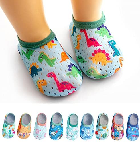 Дете бебиња девојчиња момчиња вода чевли боси аква чорапи чевли мрежа цртани филмови кои не се лизгаат подни чорапи летни чевли