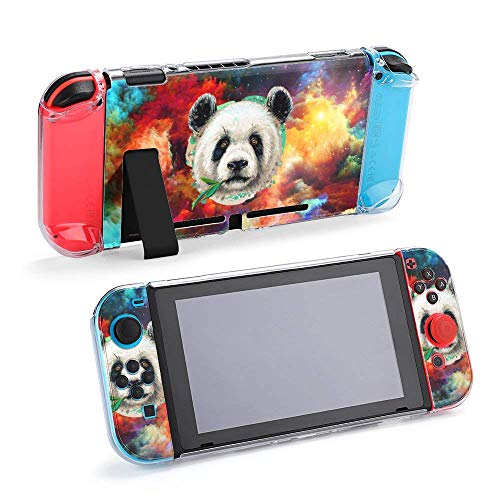 Случај за Nintendo Switch Carting Cartoon Cloud Panda Panda Graphic Color Five-Pieces Поставете заштитна обвивка за куќиште на конзола