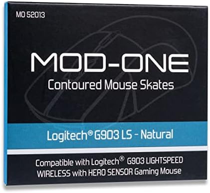 МОД-Еден Контурирани Лизгалки За Глувци За Логитех Г903 лс, Природни