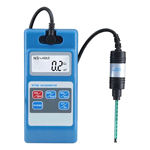 Gltl Gaussmeter Tesla Meter Surface Magnetic Field Tester со N/S функција + метална сонда