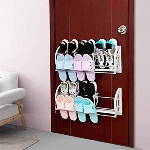 SDFGH SHOE RACK HOME Wallид виси тип, решетката за чевли што виси на вратата на влезната врата, артефакт за складирање