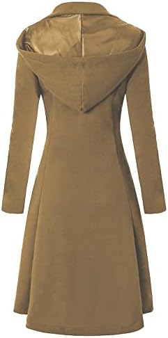 БАСИСИН РОДЕНДЕН Зимски размачкана блуза жени цврсти дополнителни аспиратори со палто со долги ровови супер мек елегантен полиестер