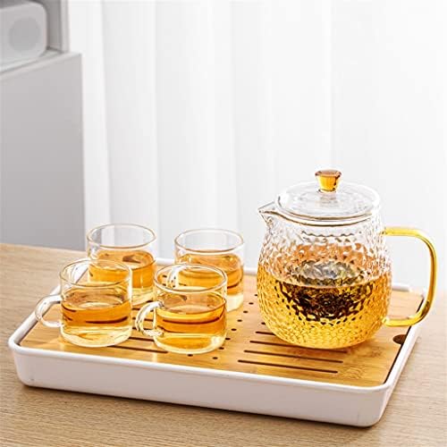 N/A јапонски стил стаклена чаша чај од чај од чај сет дома Мала чај табела дневна соба канцеларија цел сет чајник