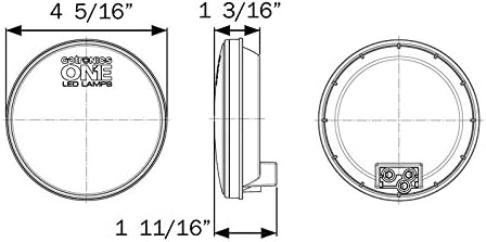 Оптроника STL003RBP LED Опашка Светлина