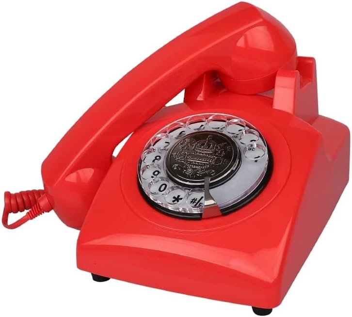 Mmllzel Европски антички гроздобер телефон жичен телефон старомоден американски ретро домашен телефон телефон мини телефон