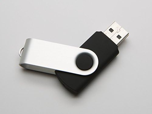 50 1 GB флеш диск - најголем пакет - USB 2.0 Дизајн на вртење во црна боја