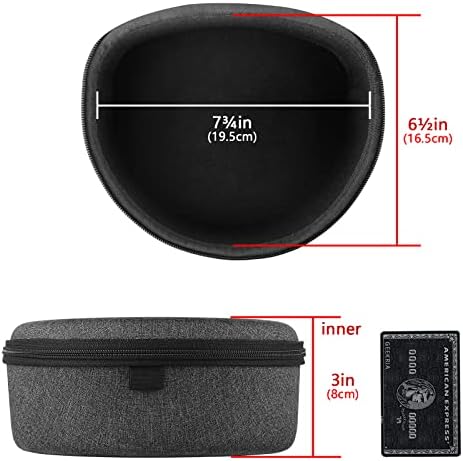 Case Geekria Shield Case компатибилен со Sony WH-H900N, WH-H910N, WH-XB900N, WH-1000XM4, слушалки WH-1000XM3, Заменска заштитна тава за патувања