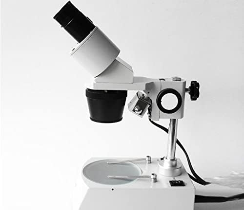 Комплет за додатоци за микроскоп XMSH за возрасни LED осветлени индустриски микроскопио, 20X-40X двогледен стерео микроскоп, PCB мобилен телефон