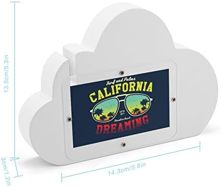 California Surfer Tee Graphic Piggy Bank Cloud Command Coin Coin Money Bank For Divs Girds подароци