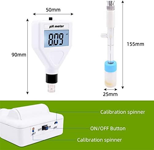 N/A PH мерач Дигитален мерач на киселост pH тестер за мерач на почвата за растенија цвеќиња цвеќе киселоста на растителноста на