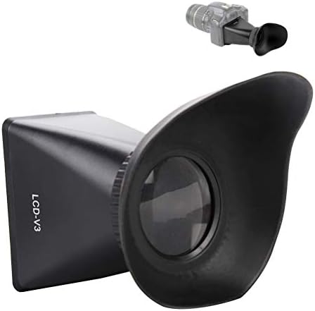 LCD ViewFinder, Пронаоѓач на преглед на 2,8x, LCD Screen Sainking ViewFinder Viewer, со аспиратор за проширување, за камера