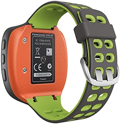 CRFYJ Шарени Спортски Силиконски Часовник За Garmin Ferrunner 310xt Часовник Замена Часовник Ремен