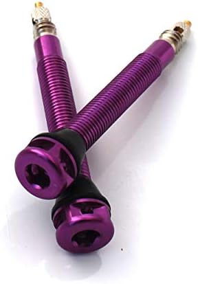 Mynesweepers Цевки Вентил Гума Матични 47mm Виолетова/Пар Гума Вметнете Компатибилен Легура со Основни Алатка