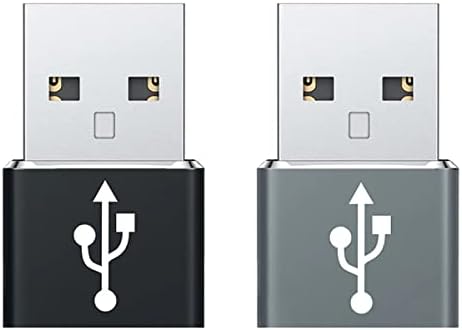USB-C женски до USB машки брз адаптер компатибилен со вашиот Xiaomi M2003J15SG за полнач, синхронизација, OTG уреди како тастатура, глушец,
