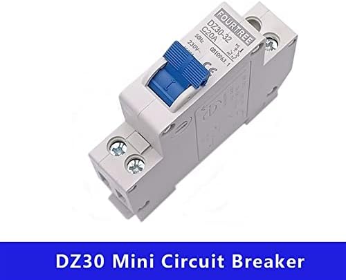 BASNI 1PCS DPN DZ30 230V 1P+N MINI Circuit Breaker MCB 10A 16A 20A 25A 32A Оловен капацитет за пробивање на железницата 4.5Ka