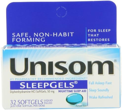 Unisom Sleepgels, 32 брои