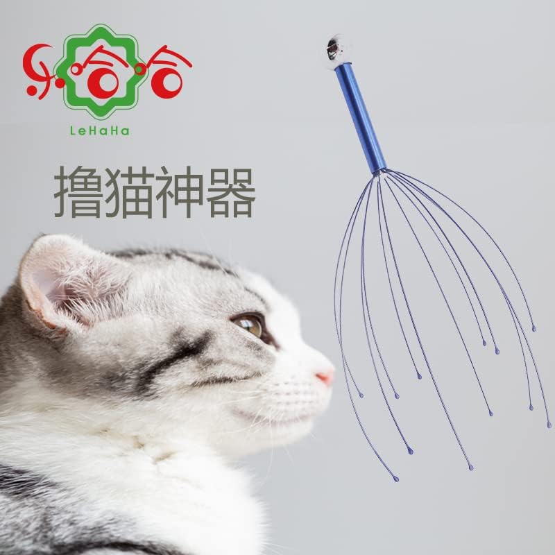 Зелбук 猫咪按摩头部神器猫猫按摩器爪非电力狗狗按摩器кат масажа глава артефакт мачка масажер ноктот неелектрични куче прес