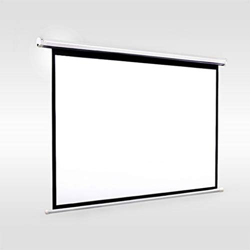 ZSEDP 72 инчи 16: 9 Електричен екран за проекција Мет Вајт за LED LCD Movie Motorized Projector Screen