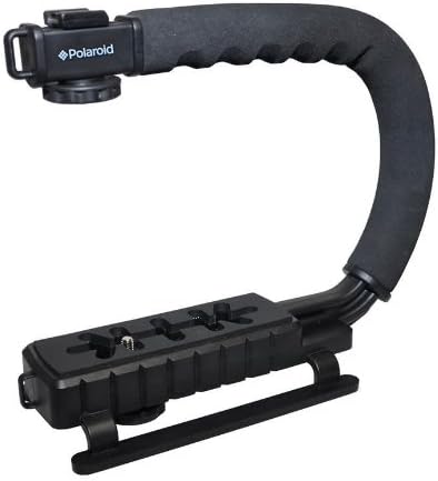 Polaroid Sure-Grip Professional Camera/Camcorder Action Action Stableational Mount за JVC Everio GC-PX10, WP10, TD1, GZ-HM960, HM650, HM670,