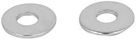 Аексит М1. 6 х Подлошки 4мм х 0,3 мм Никелирани Рамни Подлошки Кети Разделувачи Сребрени Рамни Подлошки ТОН 400 ПАРЧИЊА