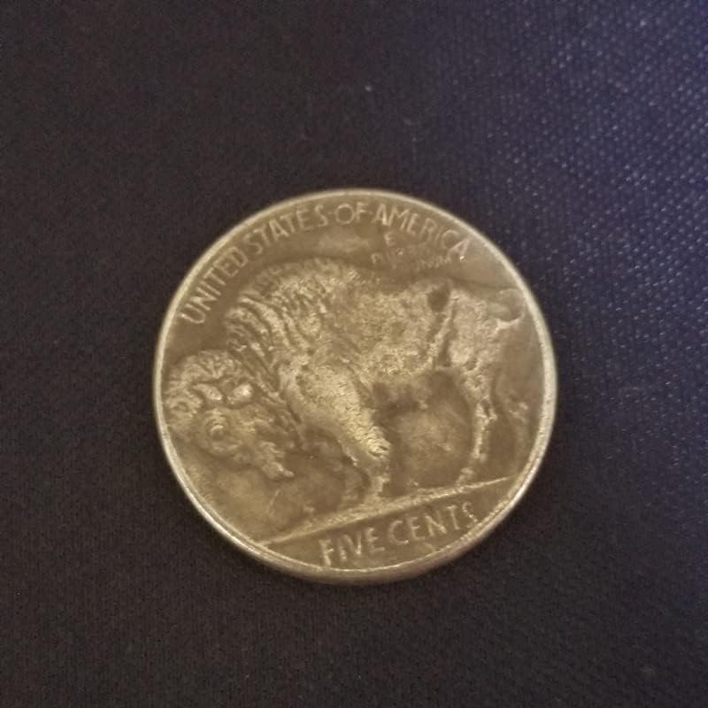 Антички Занаети Проток Монета 1937 Бафало Монета 334