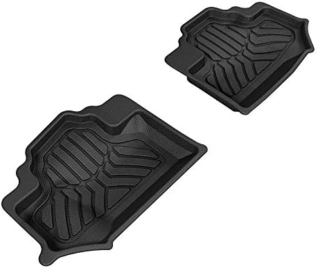 Овен JP01221809 Styleguard XD Black Custom Floor Lyers, Изберете Jeep Wrangler JK 2-врата, само 2-ри ред