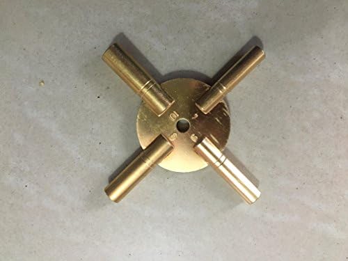 2PC Universal 4 Prong Brass Clock Chook за часовник за ликвидација, необичен и дури и од месинг благослов