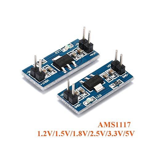 5PCS AMS1117 DC-DC чекор надолу модул за напојување, 1,5V