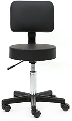NC тркалезна форма пластична прилагодлива салон столче со црна боја