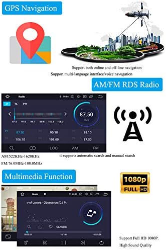 XISEDO 7 Android 9.0 Автомобил Стерео Во Цртичка Главата Единица 6-Јадро RAM МЕМОРИЈА 4G ROM 64G Автомобил Радио GPS Навигација СО Двд Плеер