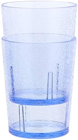 Чаши за пластични вино од Хетотон 2 парчиња пластична вода чаша стабилна пукнатина зрно Дизајн за пиење чаши чаши пијалоци чаша вода кригла за
