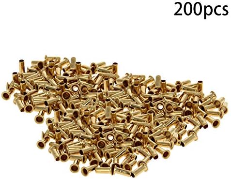 Mromax 200pcs шупливо заниткување 0,39 x 0,16 преку дупката бакарна шуплива занишани метри двојно еднострано коло PCB