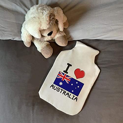 Азиеда „Ја сакам Австралија“ капаче за шише со топла вода