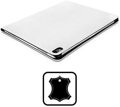 Дизајн на главни случаи официјално лиценциран Арсенал ФК геометриски розов сртот и лого -лого -кожна книга за паричникот, корица, компатибилен со Apple iPad Pro 11 2020/2021 / 202